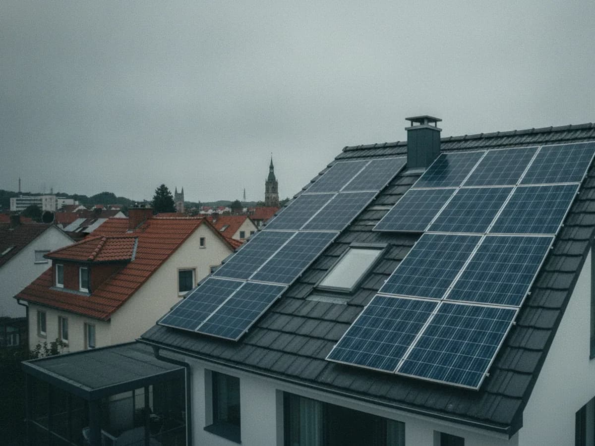 Dächer mit Photovoltaik in Chemnitz