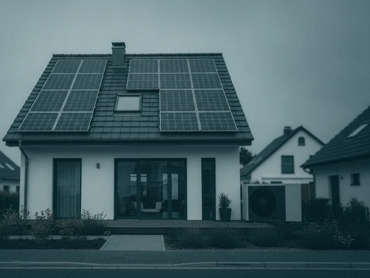 Einfamilienhaus mit Photovoltaikanlage
